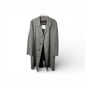 Vintage London Fog Maincoats gray mens trench coat removable lining 40